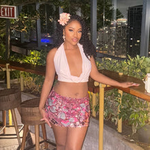 Load image into Gallery viewer, Milos Sequin Mini Skirt Set