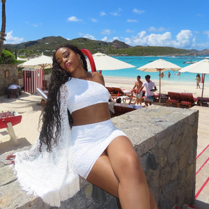 Gustavia White Skirt Set