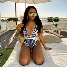 Load image into Gallery viewer, sexy white swimsuit