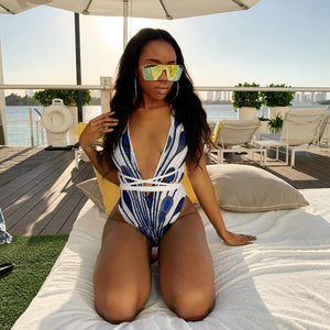 sexy white swimsuit